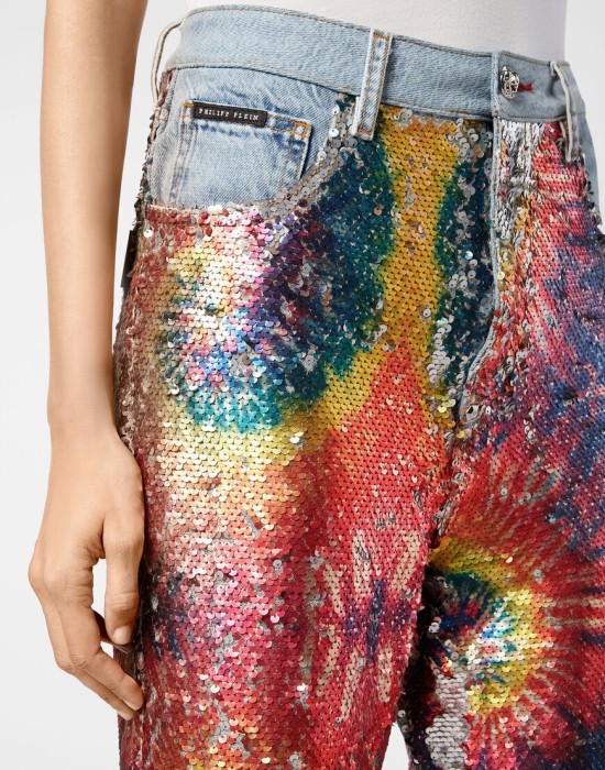 джинсы прямые  из америки вид сбоку