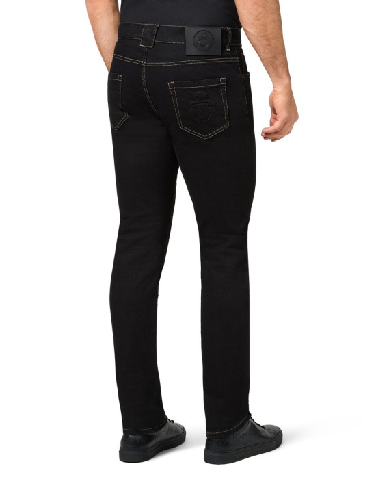 джинсы прямые  от бренда billionaire вид слева