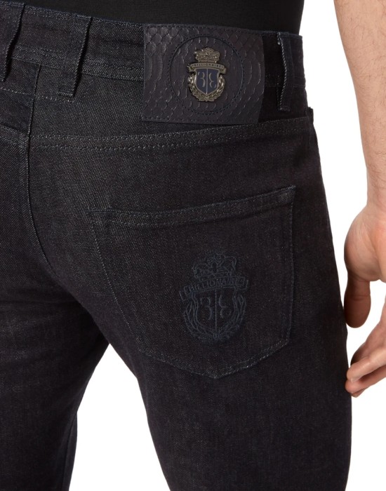 джинсы прямые  из италии вид сбоку