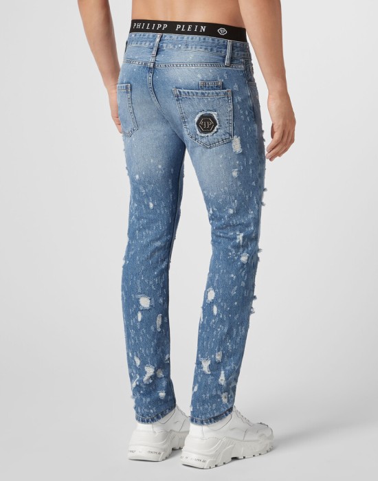 джинсы прямые  из америки вид сбоку