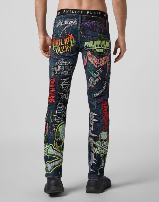 джинсы прямые  из америки вид сбоку