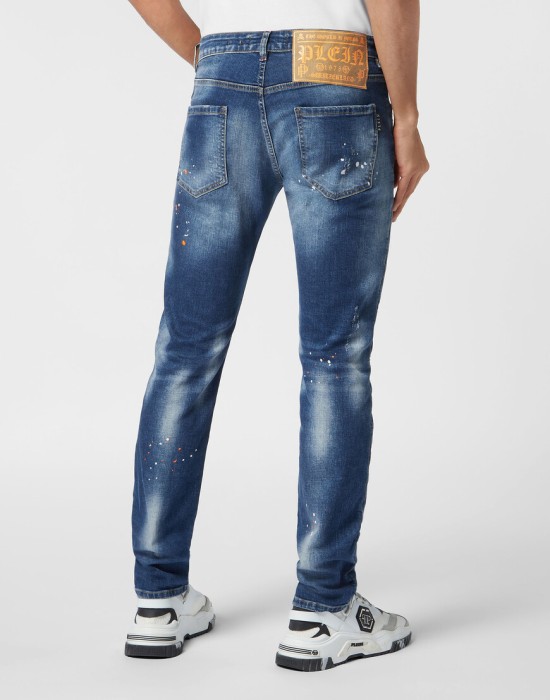 джинсы прямые  из америки вид сбоку