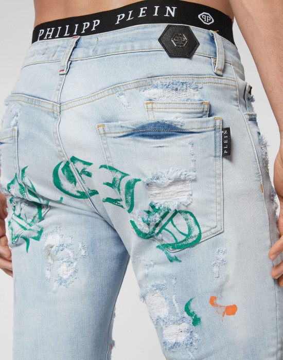 джинсы прямые  из америки вид сбоку