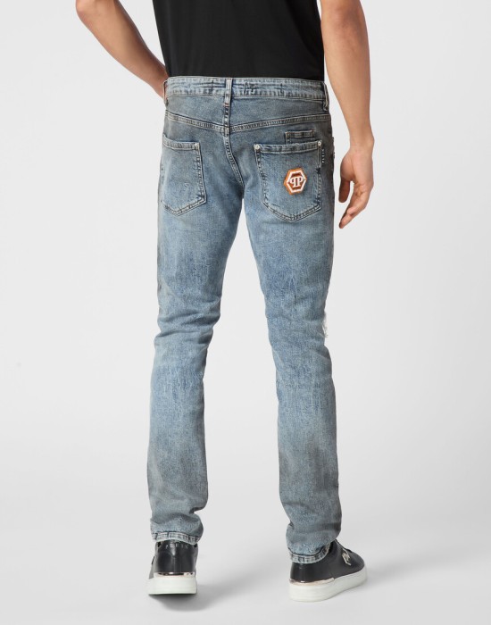 джинсы прямые  из америки вид сбоку