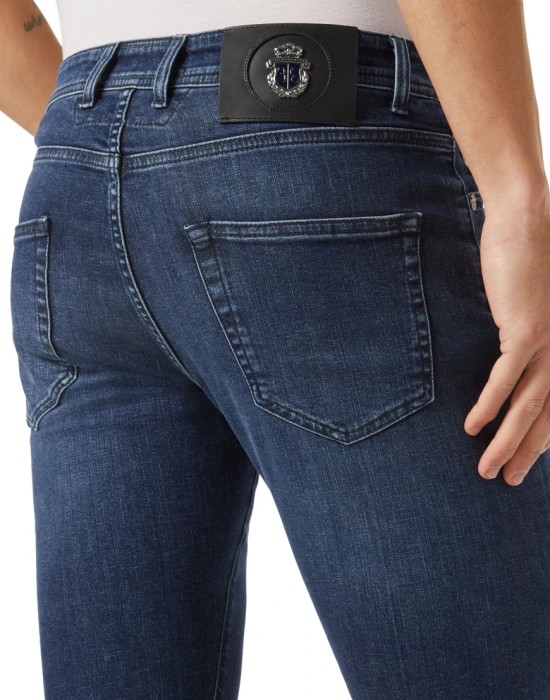 джинсы прямые  из италии вид сбоку