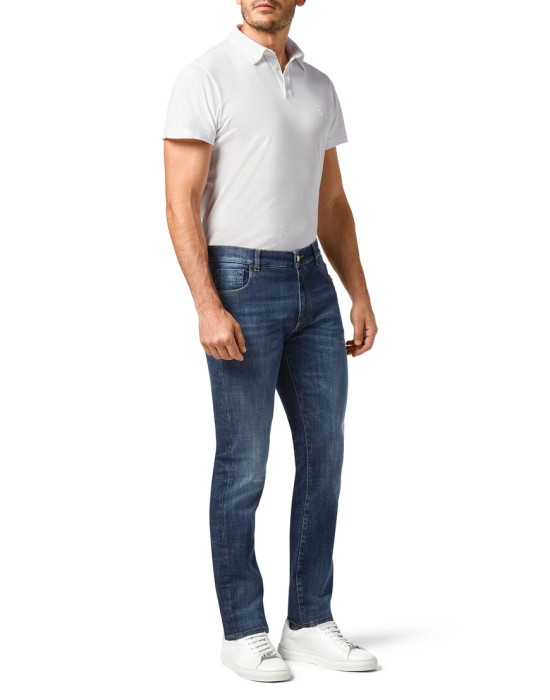 джинсы прямые  из италии вид сбоку