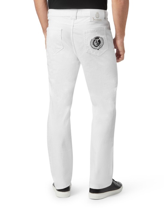 джинсы прямые  от бренда billionaire вид слева