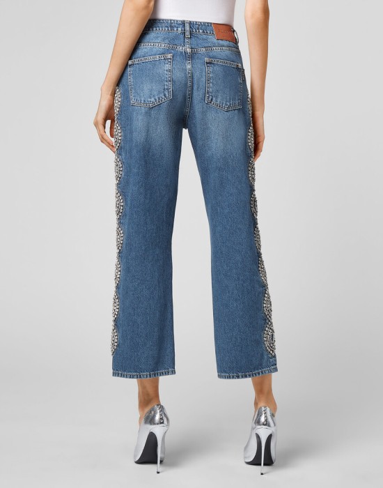 джинсы прямые  из америки вид сбоку