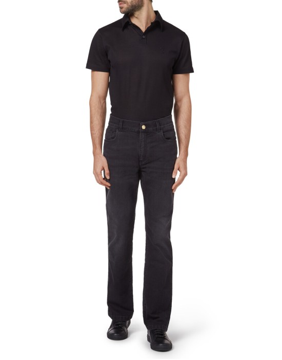 джинсы прямые  из италии вид сбоку