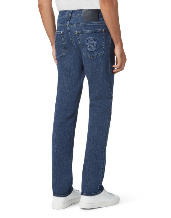 джинсы прямые  от бренда billionaire вид слева