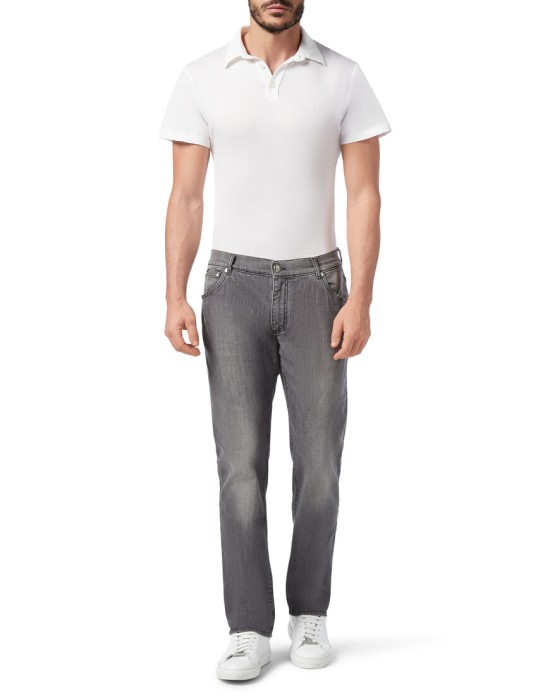 джинсы прямые  из италии вид сбоку