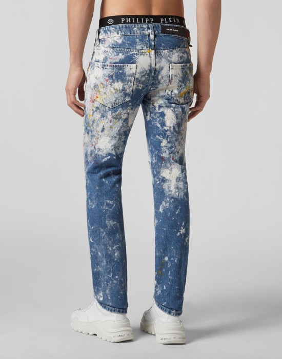 джинсы прямые  из америки вид сбоку