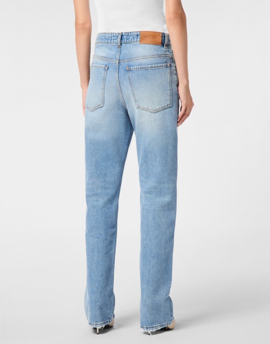 джинсы прямые  из америки вид сбоку