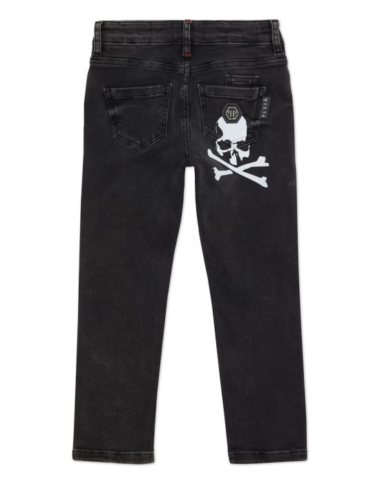 джинсы прямые  от бренда philipp plein вид слева