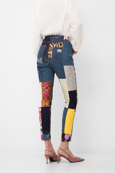 джинсы regular  цветной по цене 74200 руб вид справа