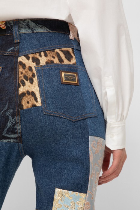 джинсы regular  цветной из италии вид сбоку