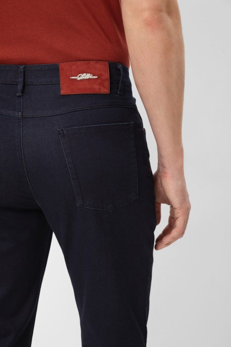 джинсы regular fit  из италии вид сбоку