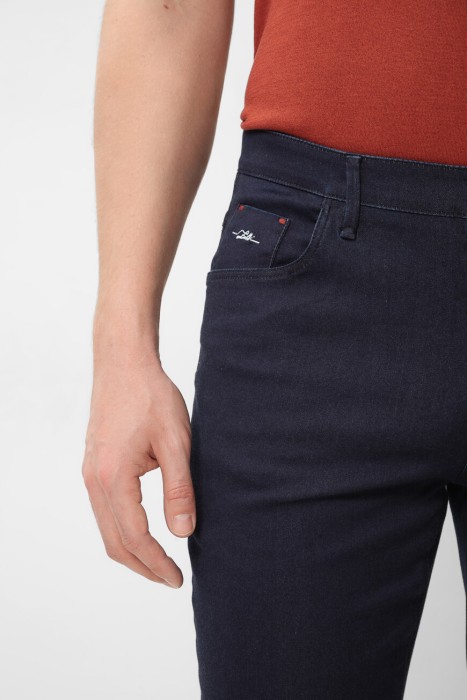 джинсы regular fit  из хлопка спереди