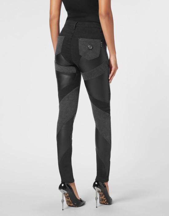 джинсы с высокой посадкой  из америки вид сбоку