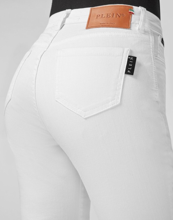 джинсы с высокой посадкой  из америки вид сбоку