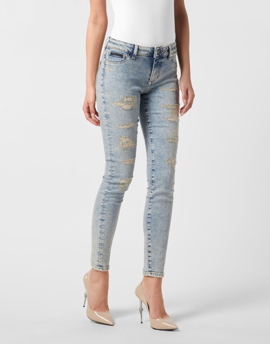 джинсы с высокой посадкой  из америки вид сбоку