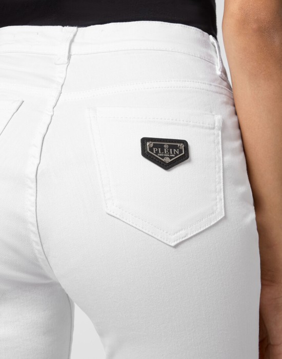 джинсы с высокой посадкой  из америки вид сбоку