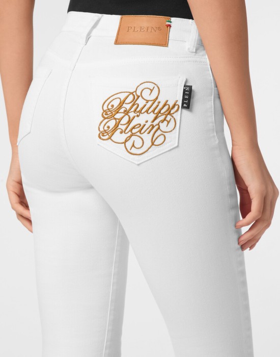 джинсы с высокой посадкой  из америки вид сбоку