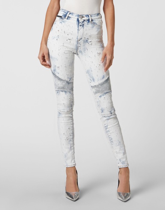 джинсы с высокой посадкой  FABC-WDT2153-PDE004N_02GD фотография