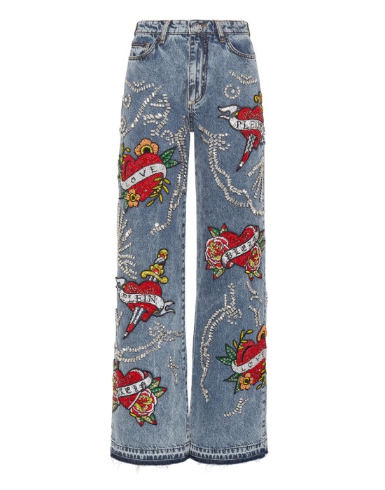 джинсы с высокой посадкой  по цене 185274 руб вид справа