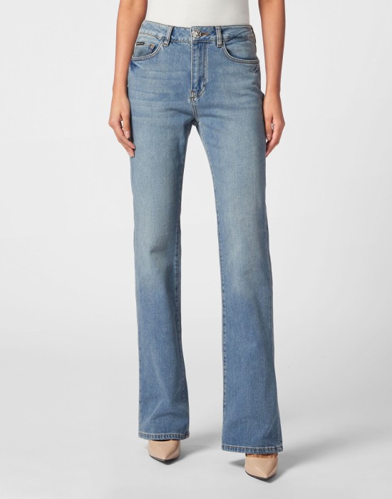 джинсы с высокой посадкой  по цене 22610 руб вид справа