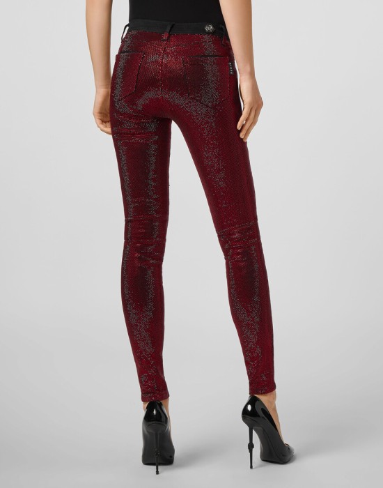 джинсы с высокой посадкой  из америки вид сбоку