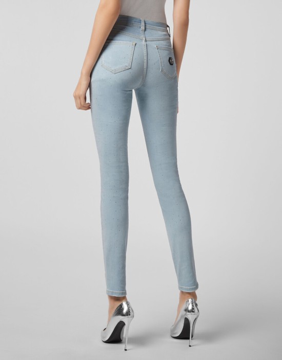 джинсы с высокой посадкой  из америки вид сбоку