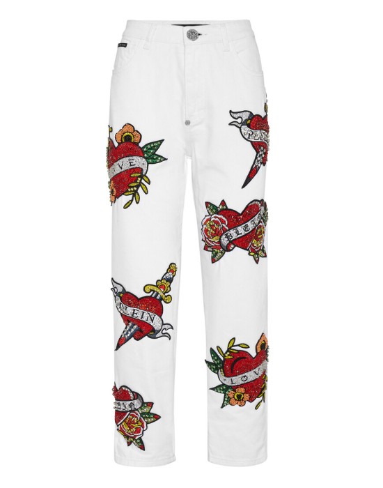 джинсы с высокой посадкой  PACC-WDT2301-PDE004N_01SO фотография