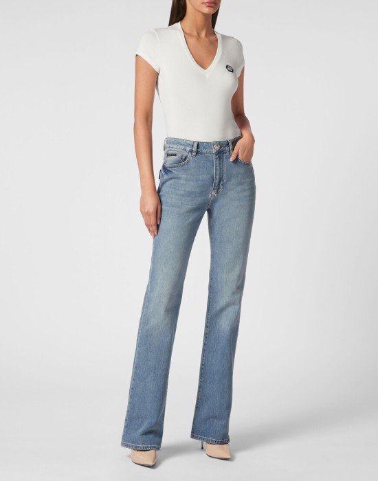 Товар голубого цвета с внутренней стороны