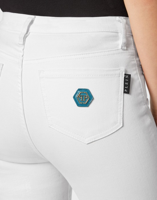 джинсы с высокой посадкой  из америки вид сбоку