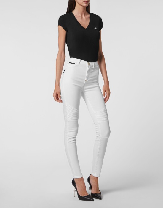 джинсы с высокой посадкой  по цене 49745 руб вид справа