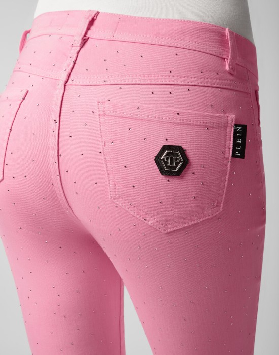 джинсы с высокой посадкой  из проверенных материалов спереди