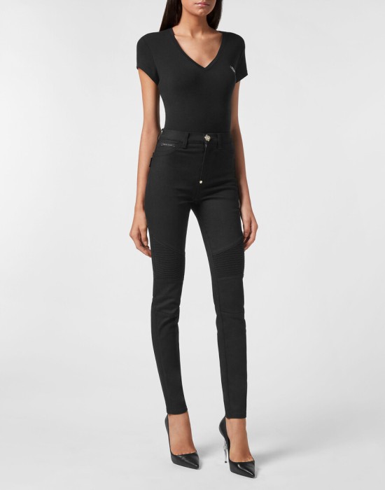 джинсы с высокой посадкой  по цене 49745 руб вид справа