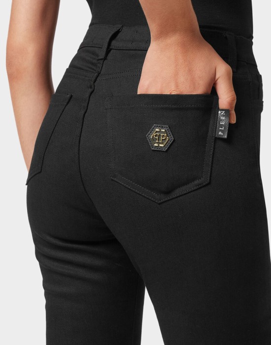 джинсы с высокой посадкой  из америки вид сбоку