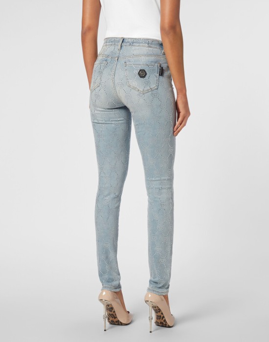 джинсы с высокой посадкой  из америки вид сбоку