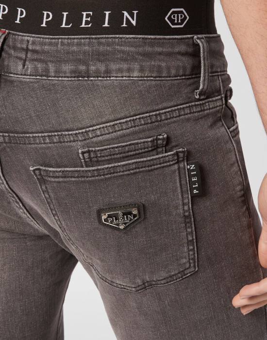 джинсы зауженные  из америки вид сбоку