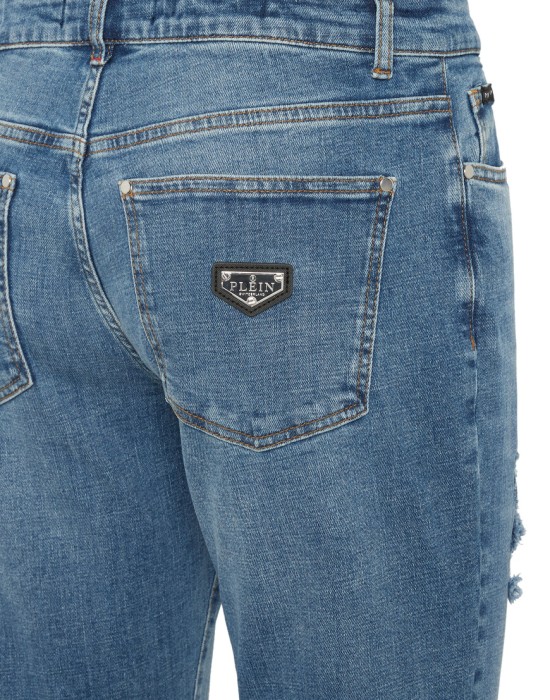 джинсы зауженные  из америки вид сбоку