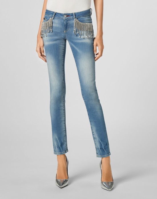 джинсы зауженные  A20C-WDT1509-PDE004N_07cm фотография