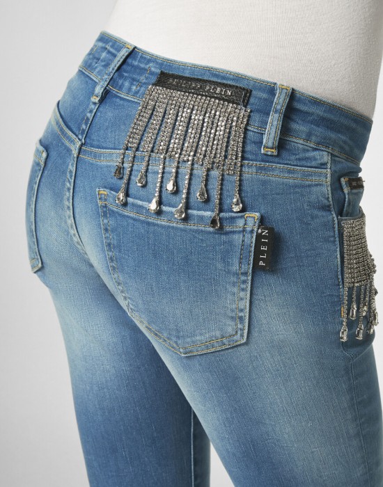 джинсы зауженные  из америки вид сбоку