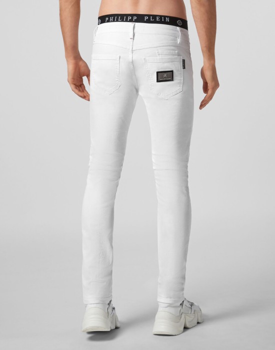 джинсы зауженные  из америки вид сбоку