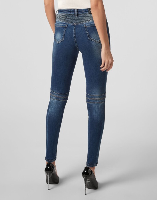 джинсы зауженные  из америки вид сбоку