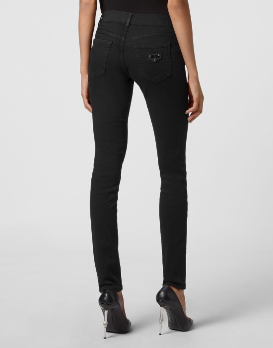 джинсы зауженные  из америки вид сбоку