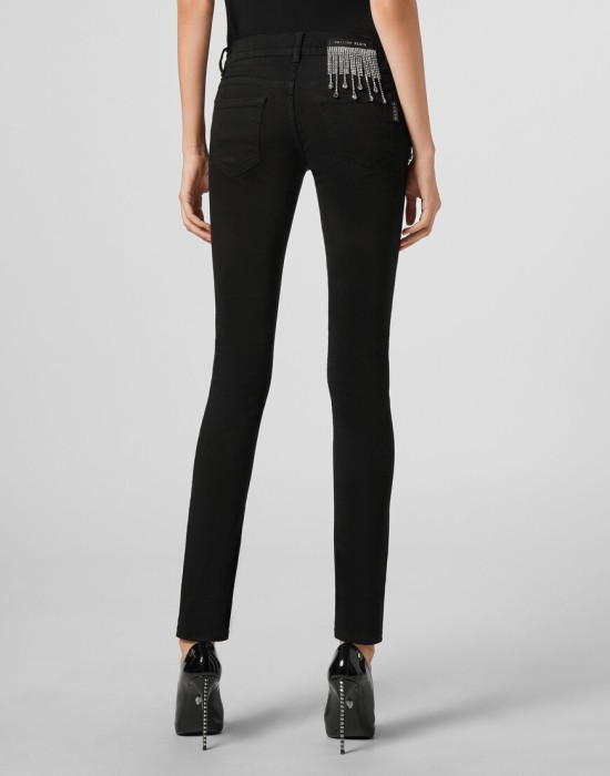 джинсы зауженные  из америки вид сбоку