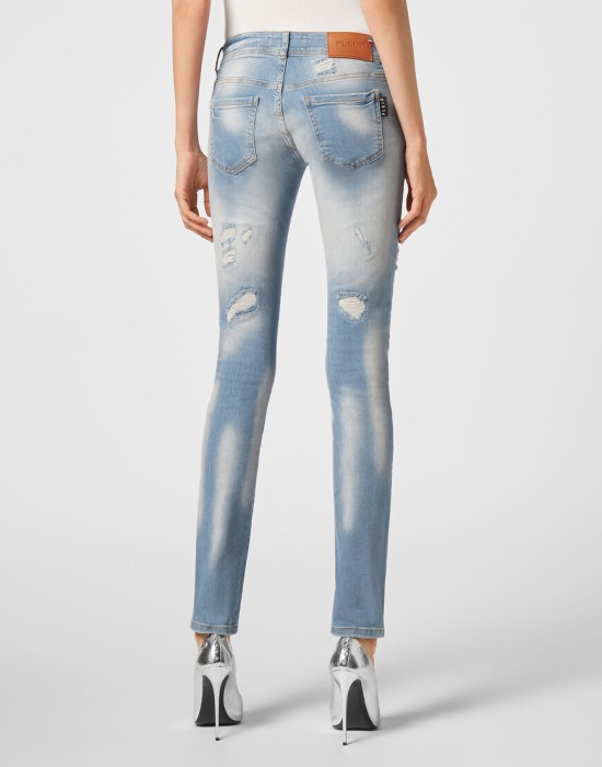 джинсы зауженные  из америки вид сбоку