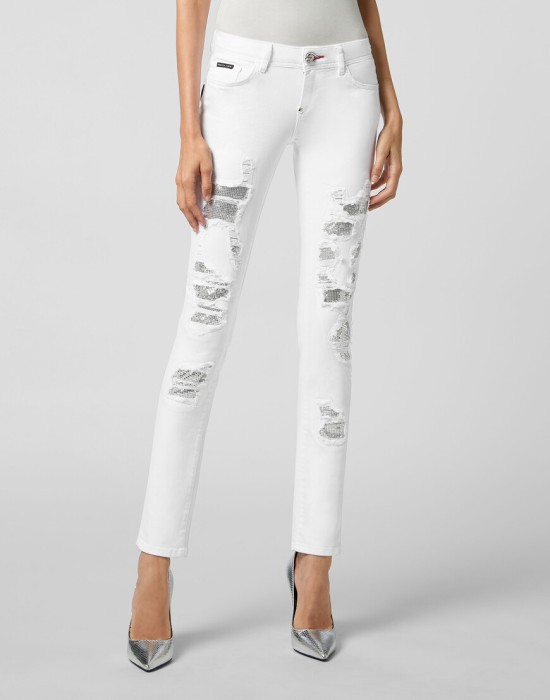 джинсы зауженные  P20C-WDT1317-PDE004N_01dm фотография